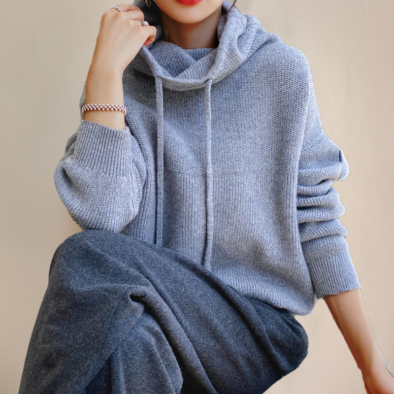 ZAIDA - TRUI VAN ZACHTE STOF IN OVERSIZE PASVORM