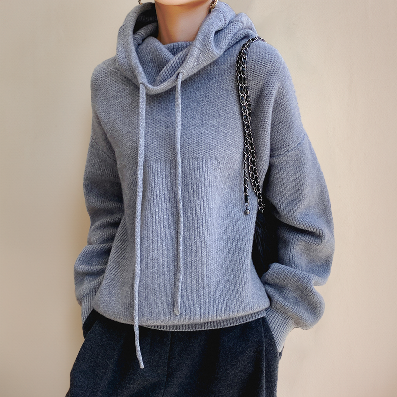 ZAIDA - TRUI VAN ZACHTE STOF IN OVERSIZE PASVORM