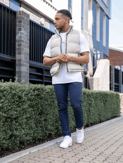 LENNARD - SLIM FIT BROEK MET ELASTIEK