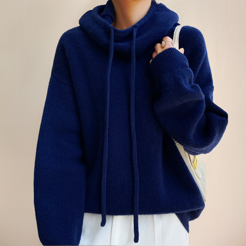 ZAIDA - TRUI VAN ZACHTE STOF IN OVERSIZE PASVORM