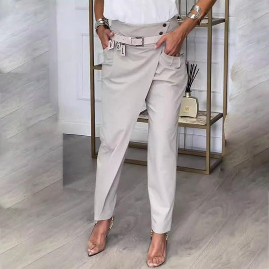ANNIKA - BROEK MET ASYMMETRISCH DESIGN