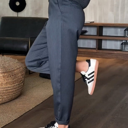 MATHILDA - GESTREEPTE PANTALON
