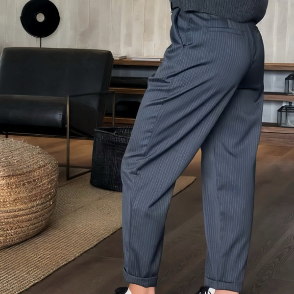 MATHILDA - GESTREEPTE PANTALON