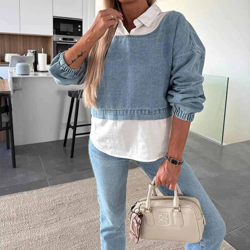 LORA - TWEE DELIGE SET VAN DENIM